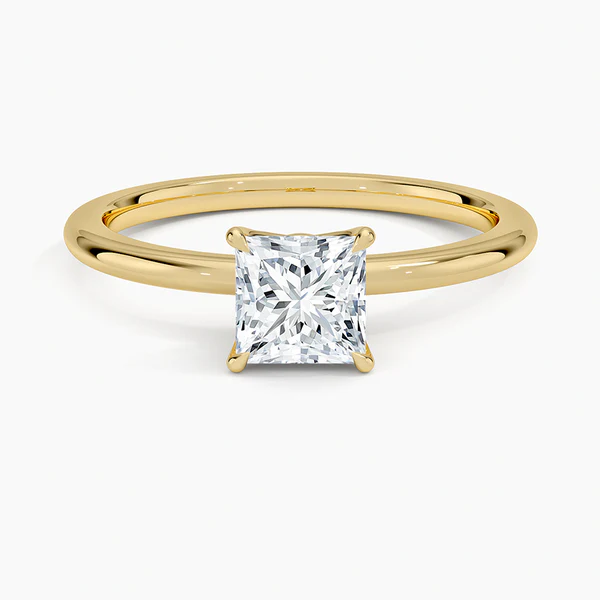 Princess Cut Solitaire Ring