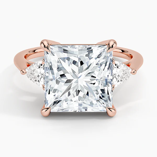 Princess cut Three Stones Ring