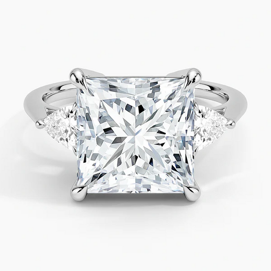 Princess cut Three Stones Ring