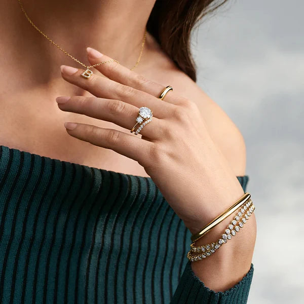 Three Stones Engagement Ring