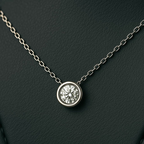 Solitaire Diamonds Necklace