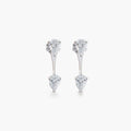 Pear Shape Orbit Stud Earring