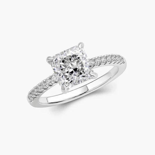 Moissanite Ring 2ct