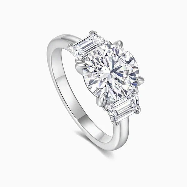 Round Moissanite Ring