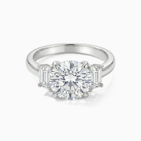 Round Moissanite Ring