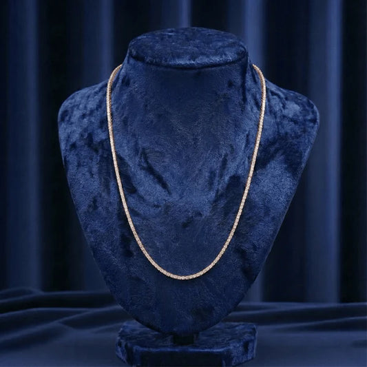 2mm Moissanite Necklace