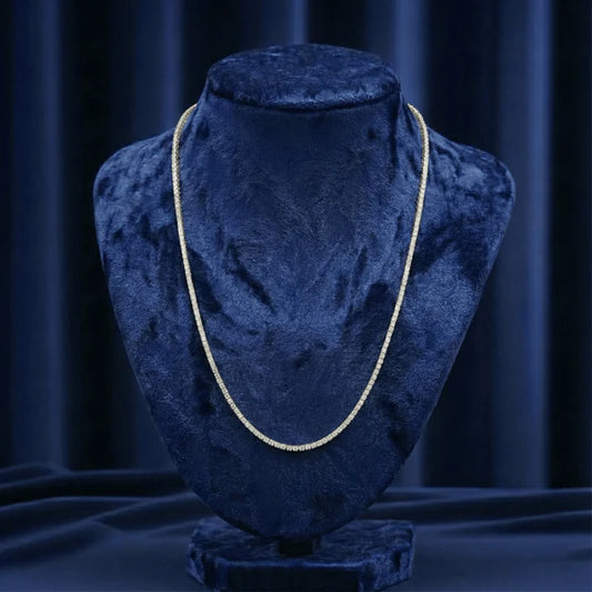 2.25mm Brilliant Cut Tennis Necklace