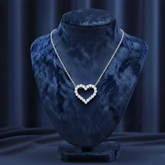Heart Moissanite Necklace