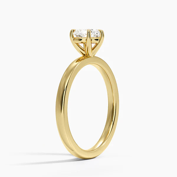 Moissanite Solitaire Ring
