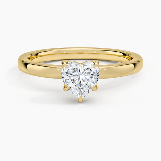 Moissanite Solitaire Ring