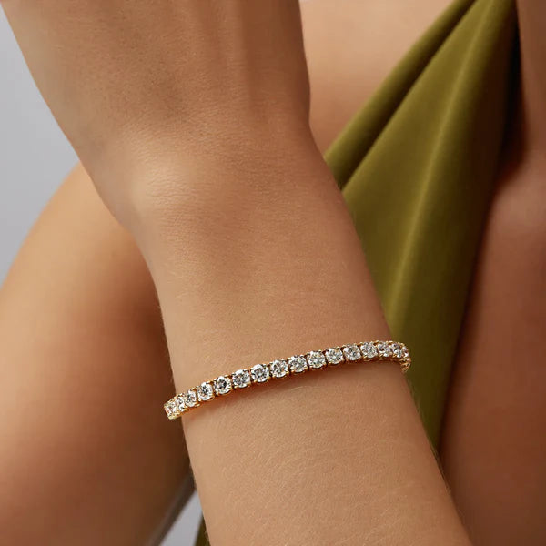 3mm moisannite tennis bracelet