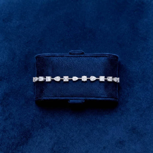 4mm Moissanite Tennis Bracelet