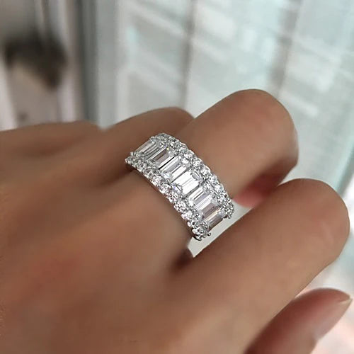 Eternity Band Baguette Round