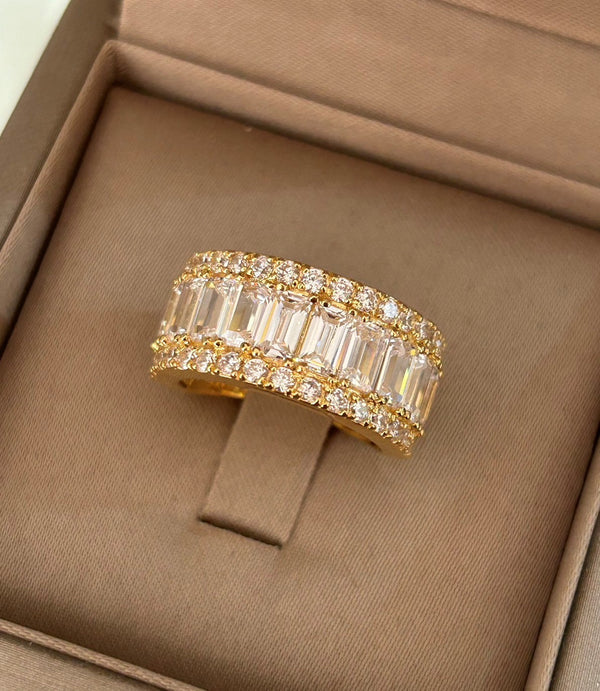 Eternity Band Baguette Round