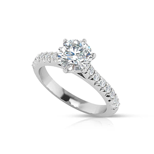 Round Solitaire Engagement Ring