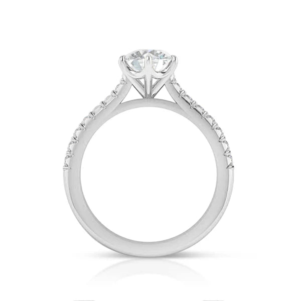 Round Solitaire Engagement Ring