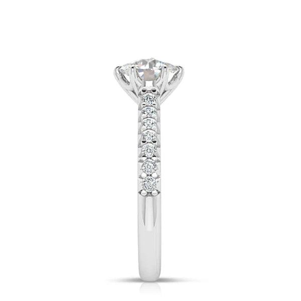 Round Solitaire Engagement Ring