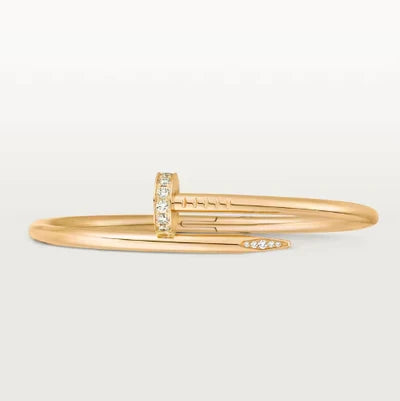 bracelet just un clou diamonds, small model