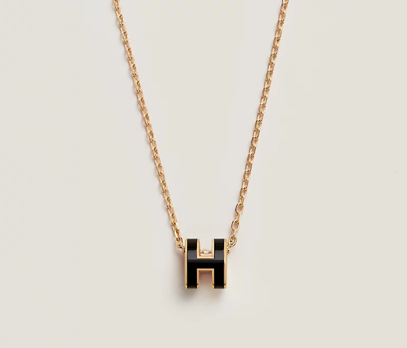 Mini Pop H Pendant Necklace