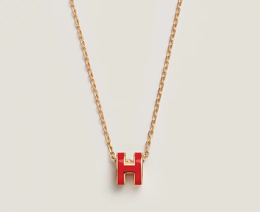 Mini Pop H Pendant Necklace