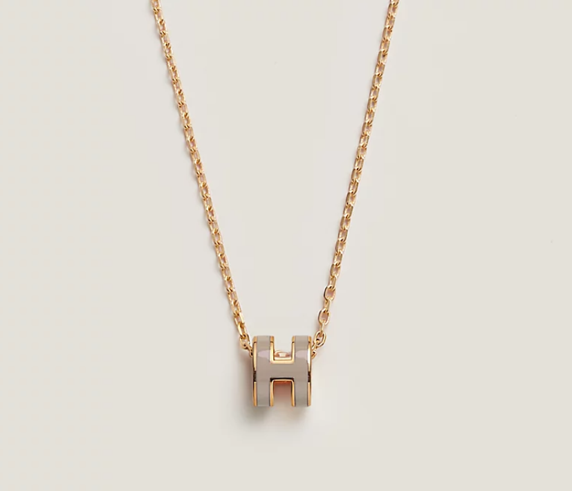 Mini Pop H Pendant Necklace