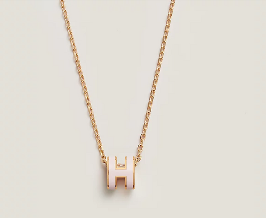Mini Pop H Pendant Necklace