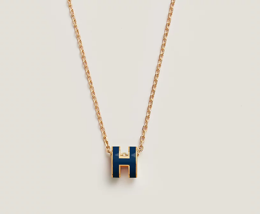 Mini Pop H Pendant Necklace