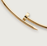 Elegant Nail Gold Choker Necklace