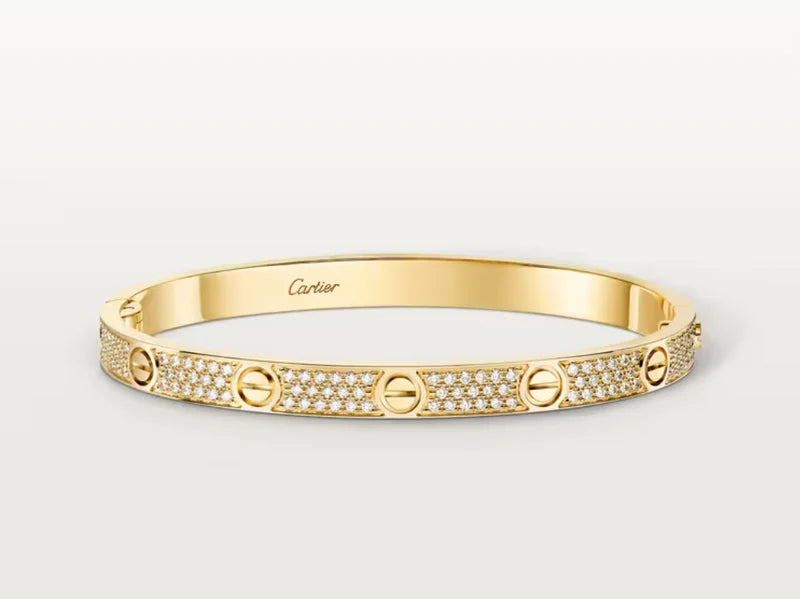 LOVE bracelet, medium model, paved