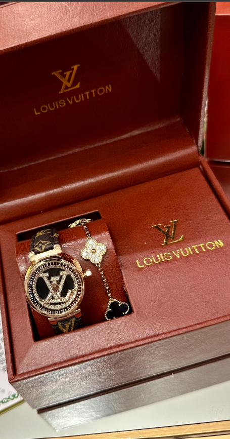 Monogram Watch & Bracelet Set