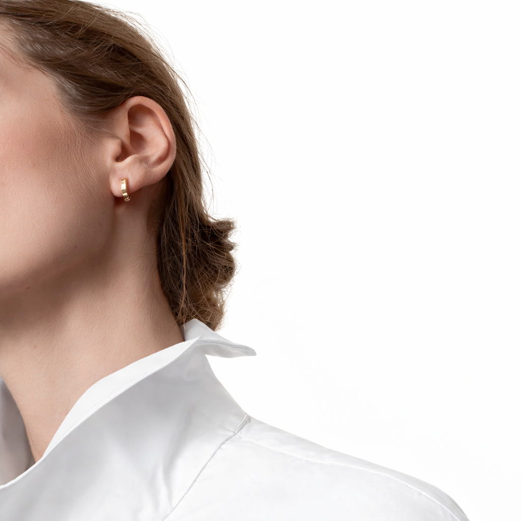 Classic Screw Love Hoop Earrings