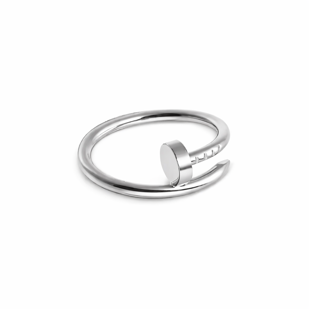 White Gold Nail Ring