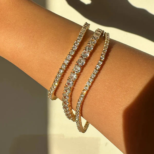 4mm Moissanite Tennis Bracelets