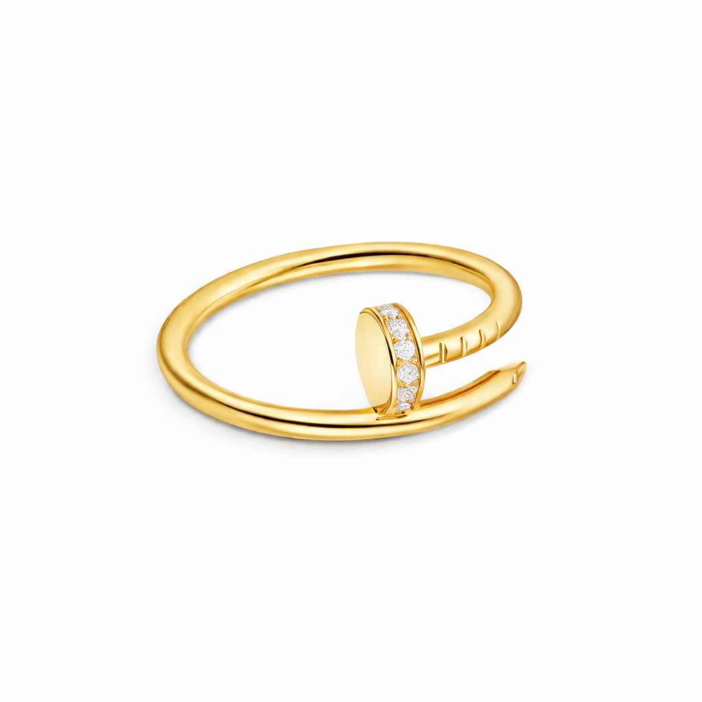 Crystal Nail Wrap Ring