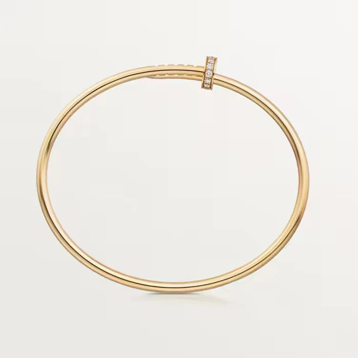 bracelet just un clou diamonds, small model