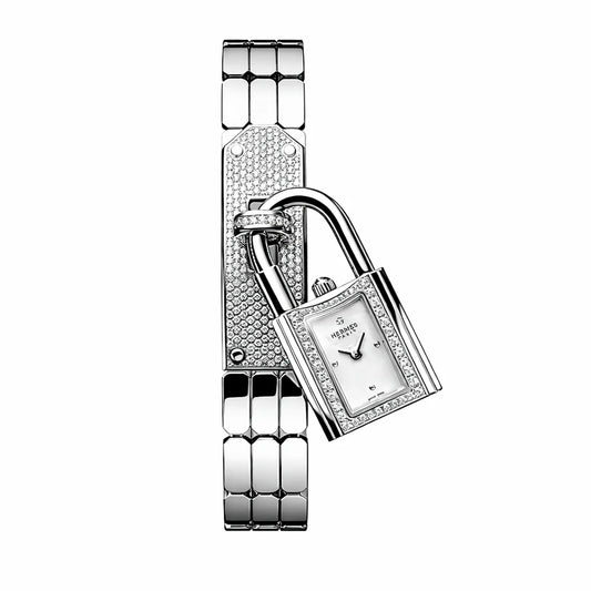 Lock Design Luxury Watch – Silver Bracelet Style