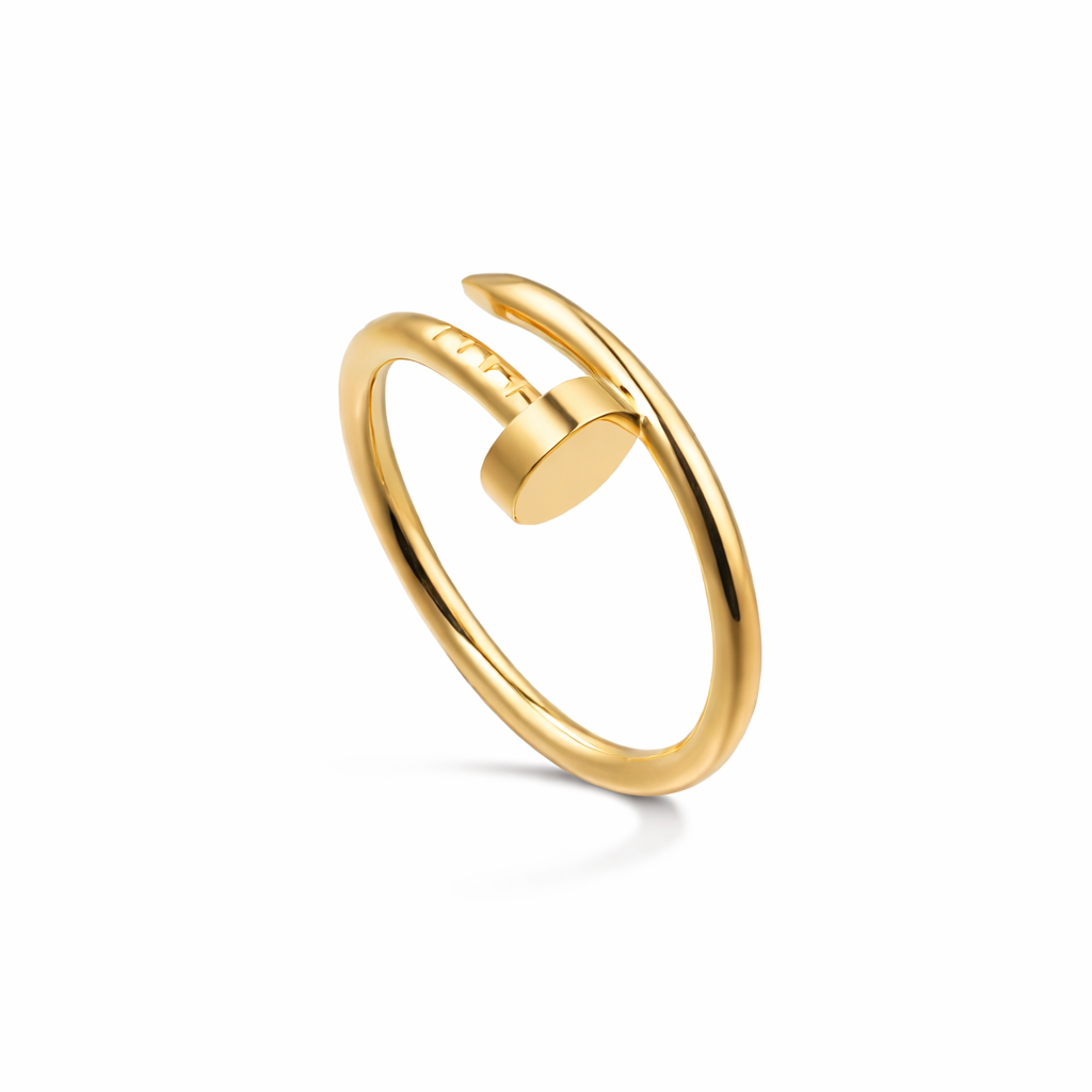 White Gold Nail Ring