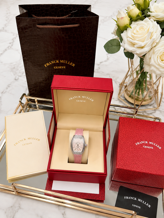 Rosé Monarch Crocodile Leather Watch