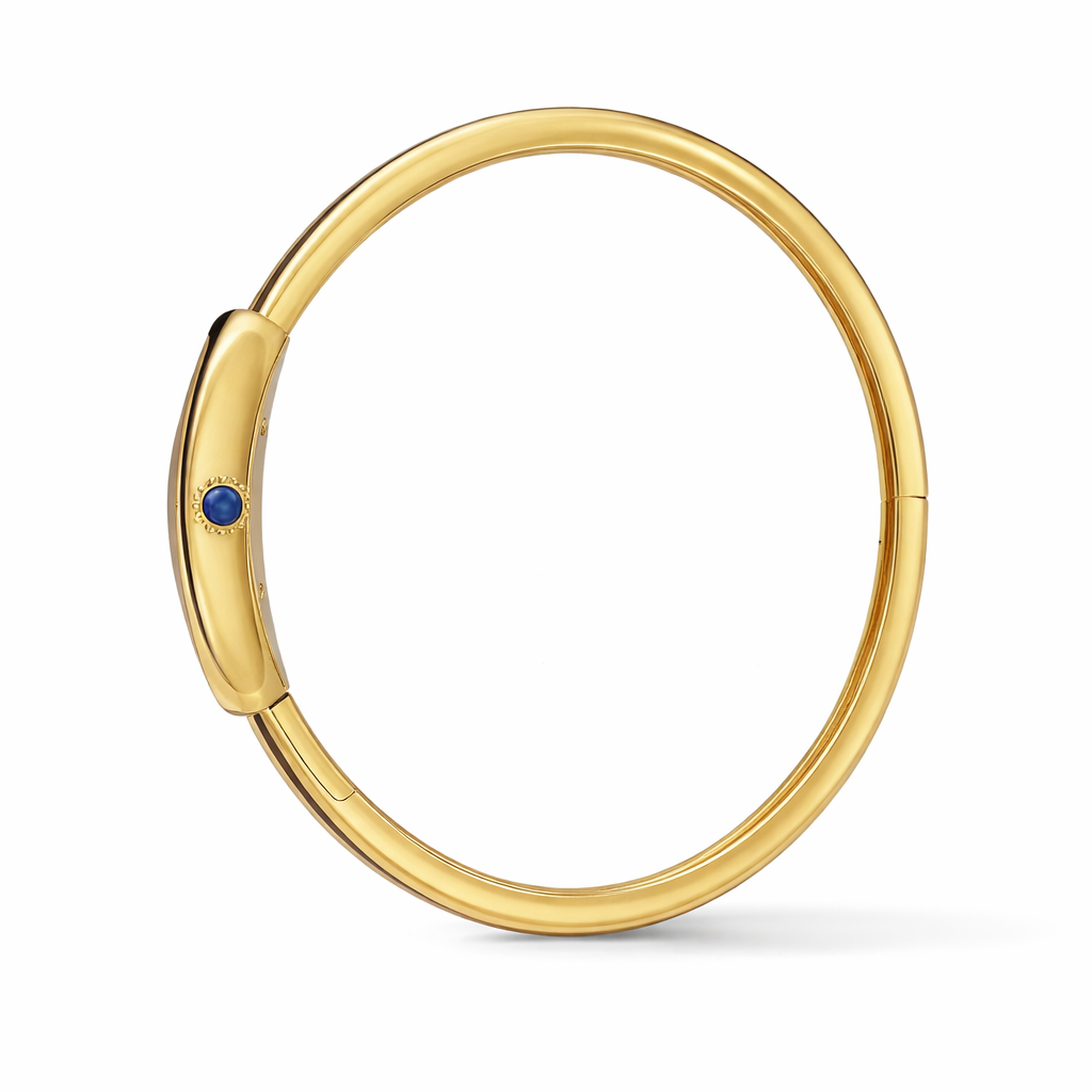 Elegant Oval Gold Bangle Watch – Luxury Paris Style