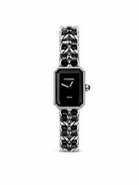 CH Première Ceramic Watch – Black Dial & Chain Bracelet