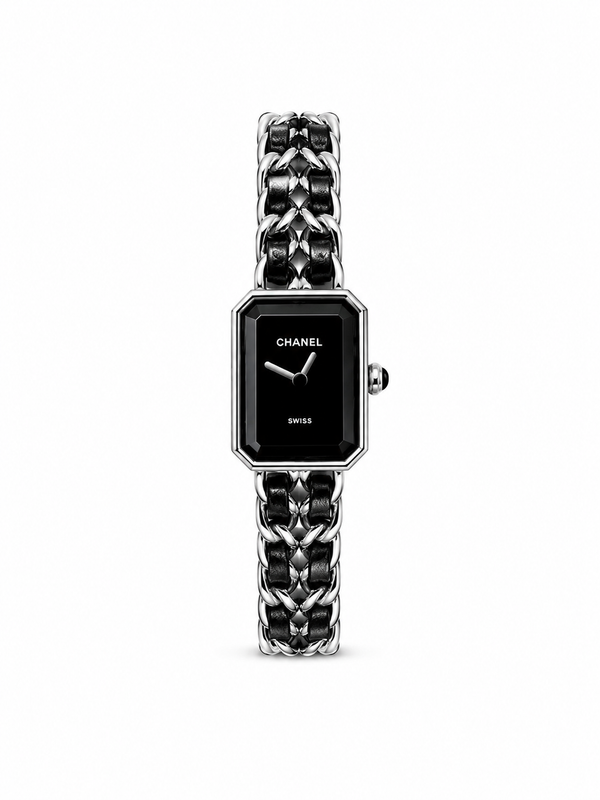 CH Première Ceramic Watch – Black Dial & Chain Bracelet