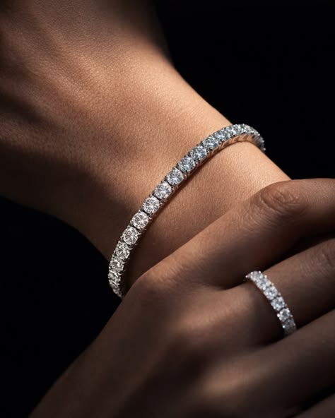 4mm Brilliant Round Tennis Bracelet