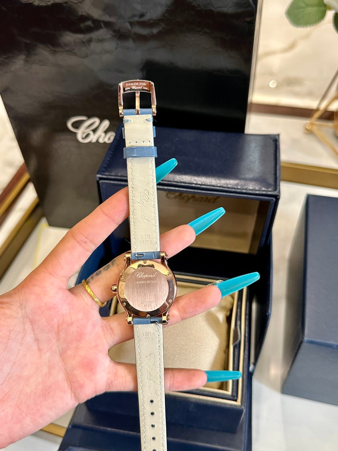 Azure Royale Crocodile Leather Watch