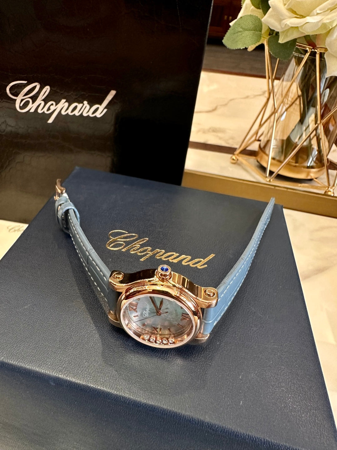 Azure Royale Crocodile Leather Watch