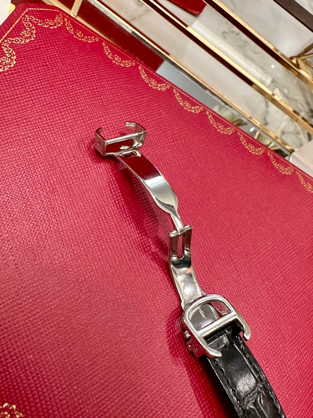 Celestia Royale Diamond Leather Watch