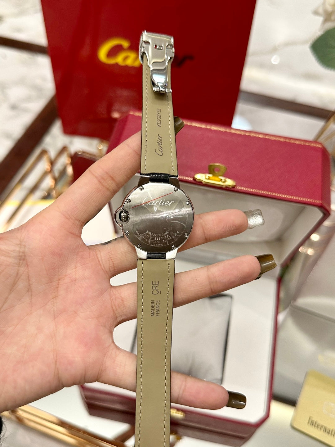 Celestia Royale Diamond Leather Watch