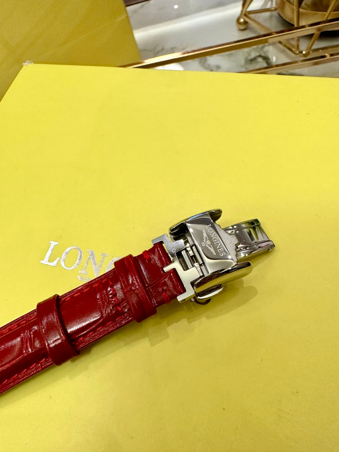 Luna Pearl Moonphase Crocodile Leather Watch