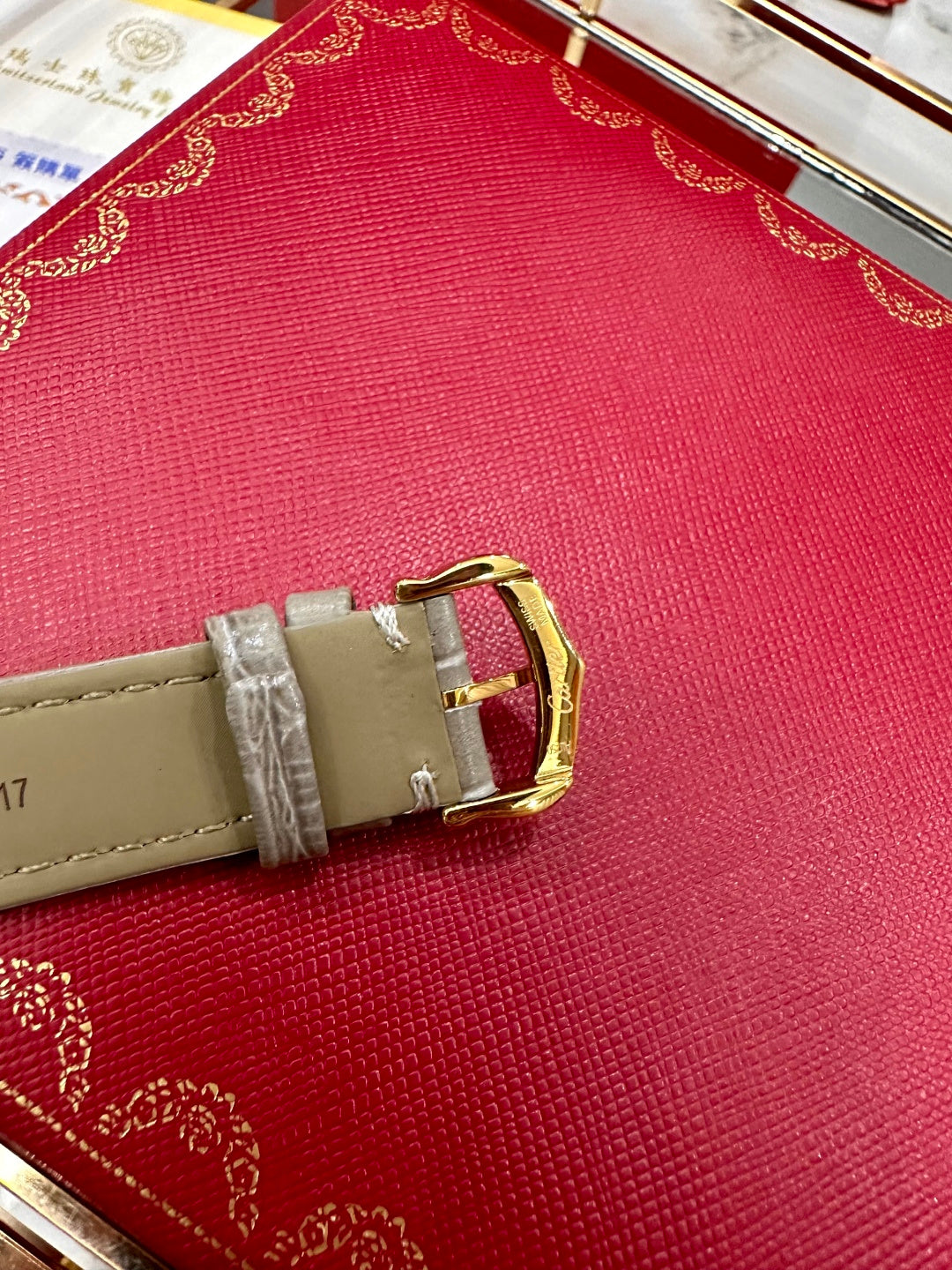 Imperial Diamond Crocodile Leather Watch