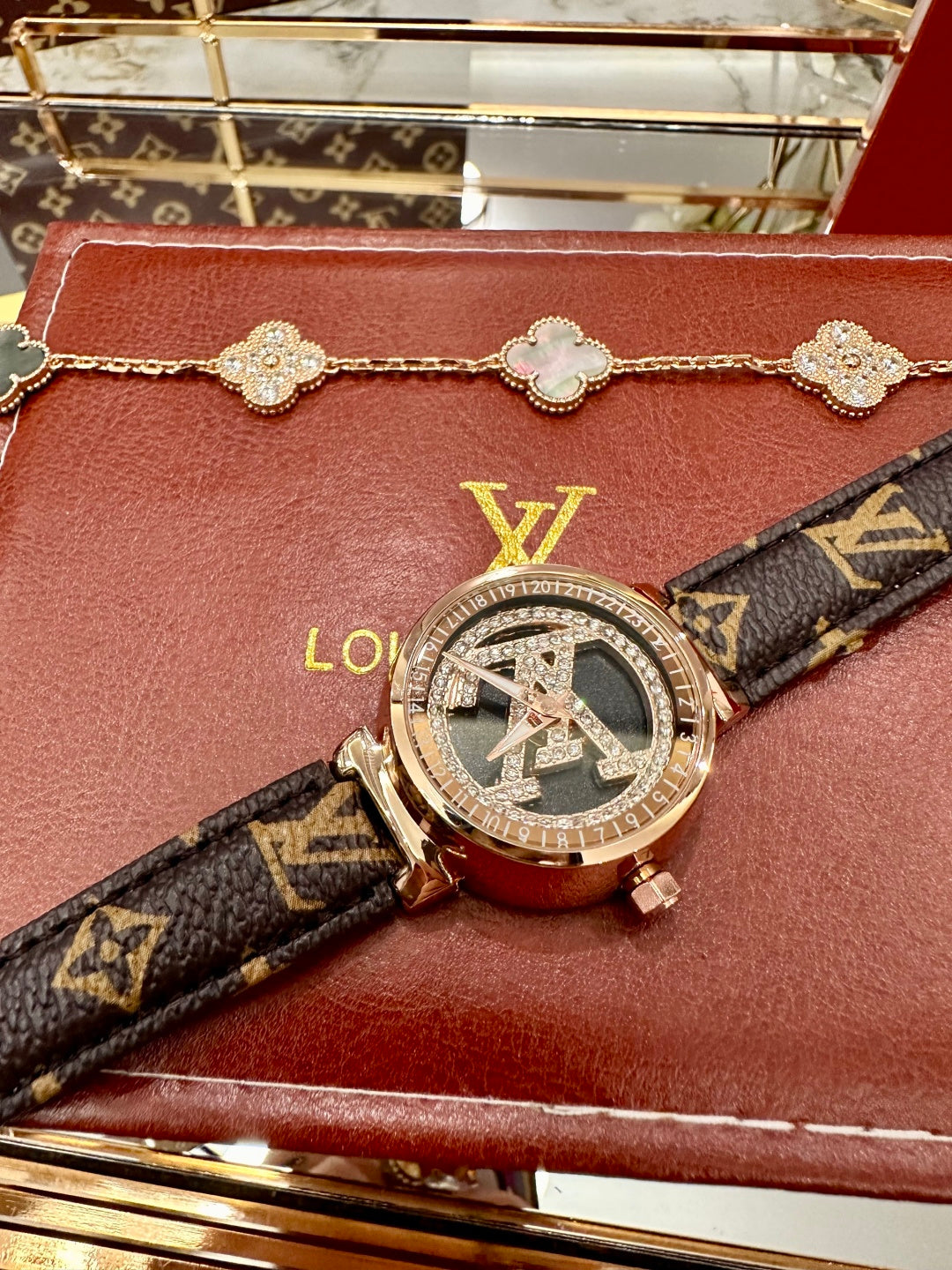 Monogram Watch & Bracelet Set