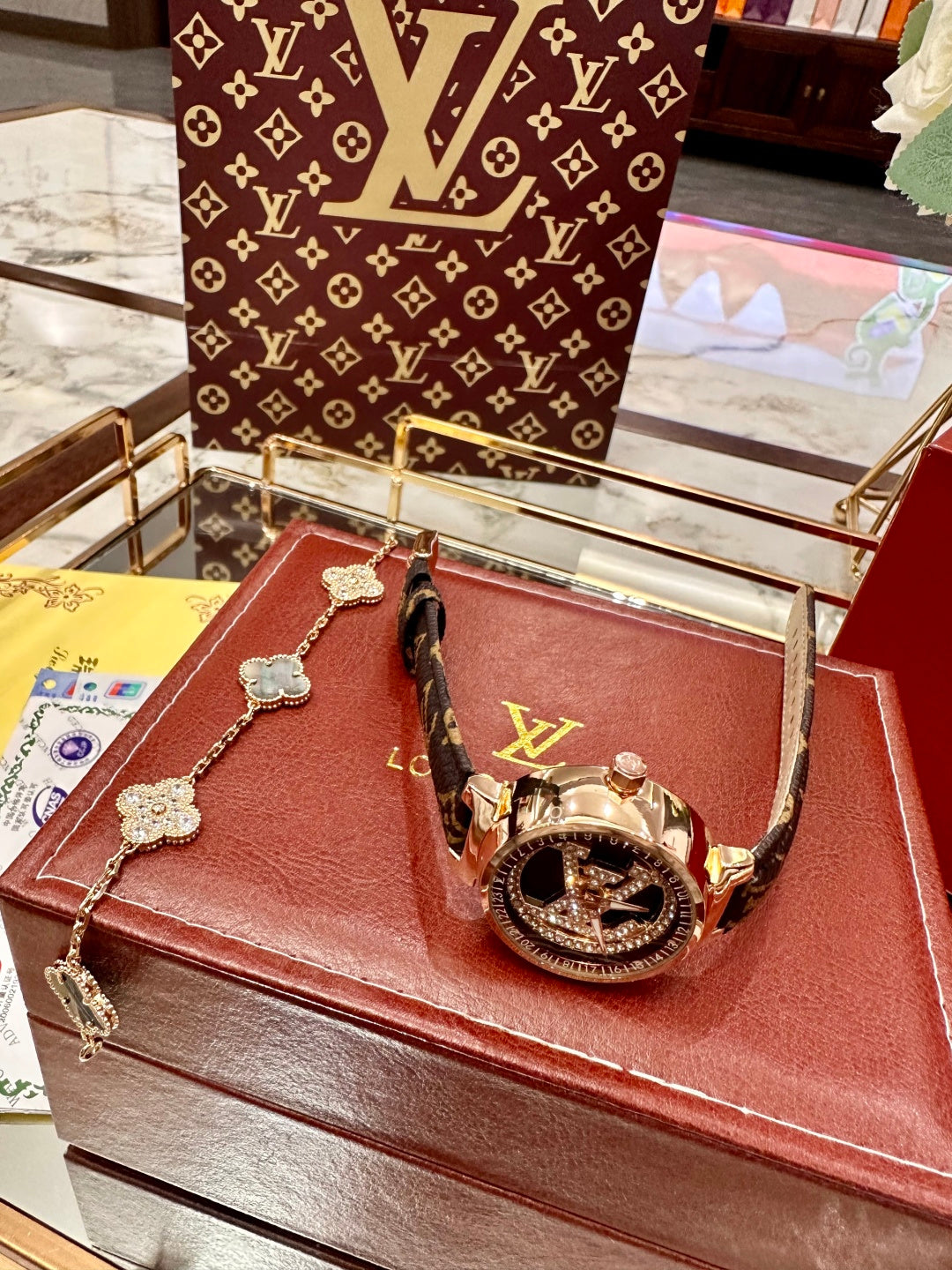 Monogram Watch & Bracelet Set
